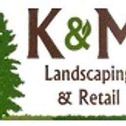 K&M Landscaping and Retail logo