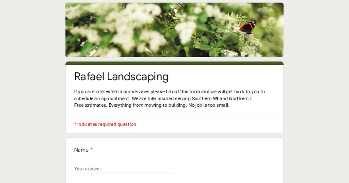 Rafael Landscaping in Pleasant Prairie, WI