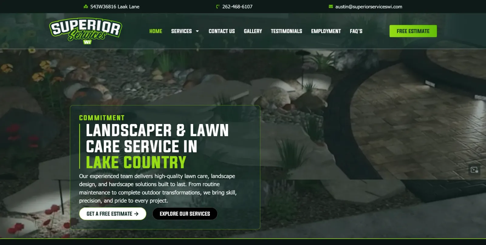 Superior Services Of Wisconsin LLC - Landscape Gardener & Lawn Care Services in Dousman, WI